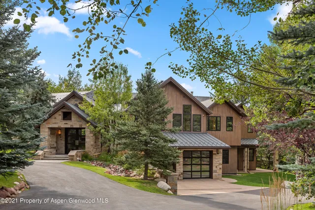 front view of a house with a street