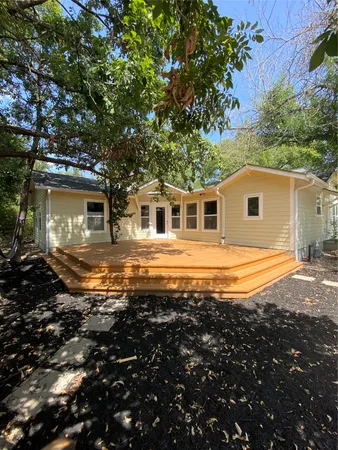 a view of house with garden space
