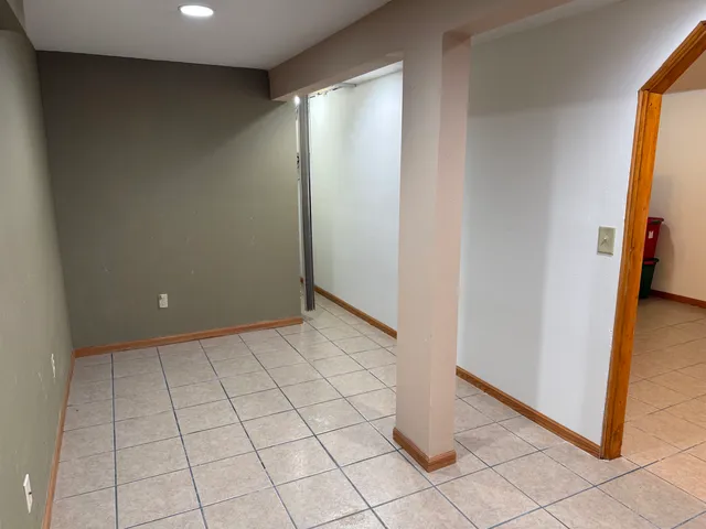 a view of an empty room