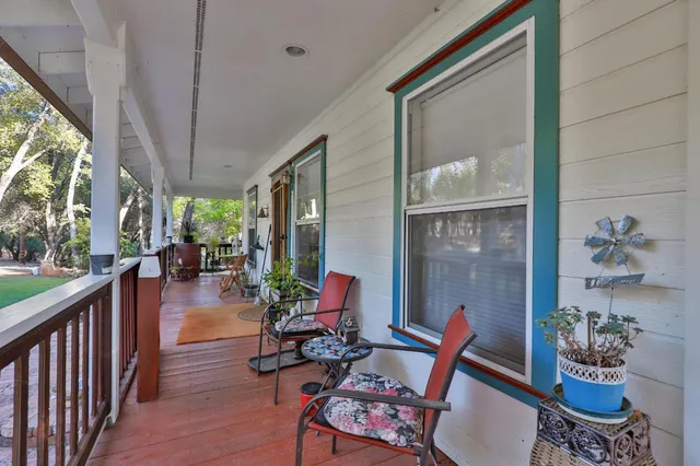 a outdoor space with furniture