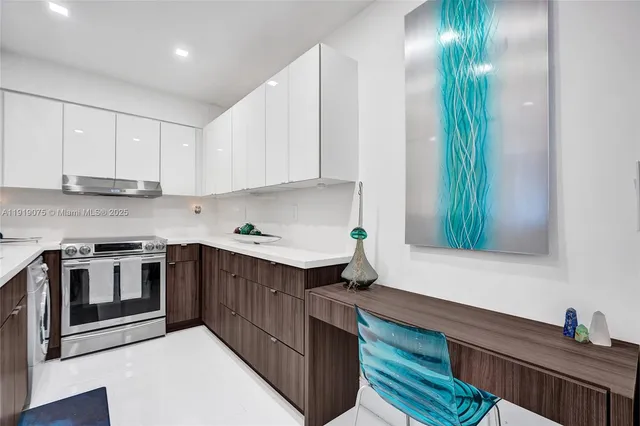 a view of a balcony with chairs