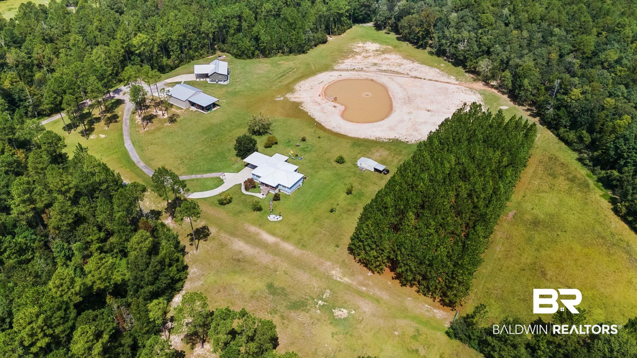 25871 Goat Cooper Road Robertsdale, AL 36567 - Photo 37 of 40 Drone / aerial view