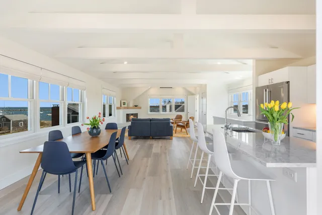 an aerial view of a city with lots of residential buildings