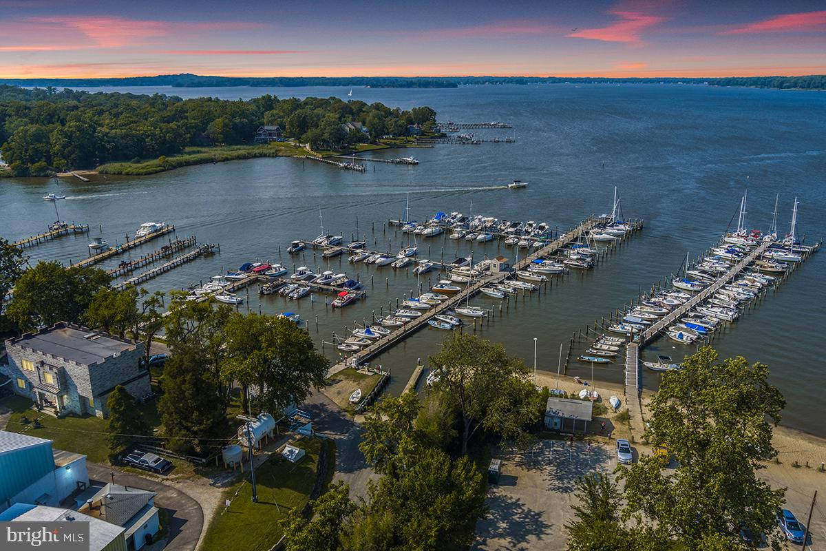 1314 Cape St Claire Road Annapolis, MD 21409 - Photo 54 of 60 Aerial view of the beach