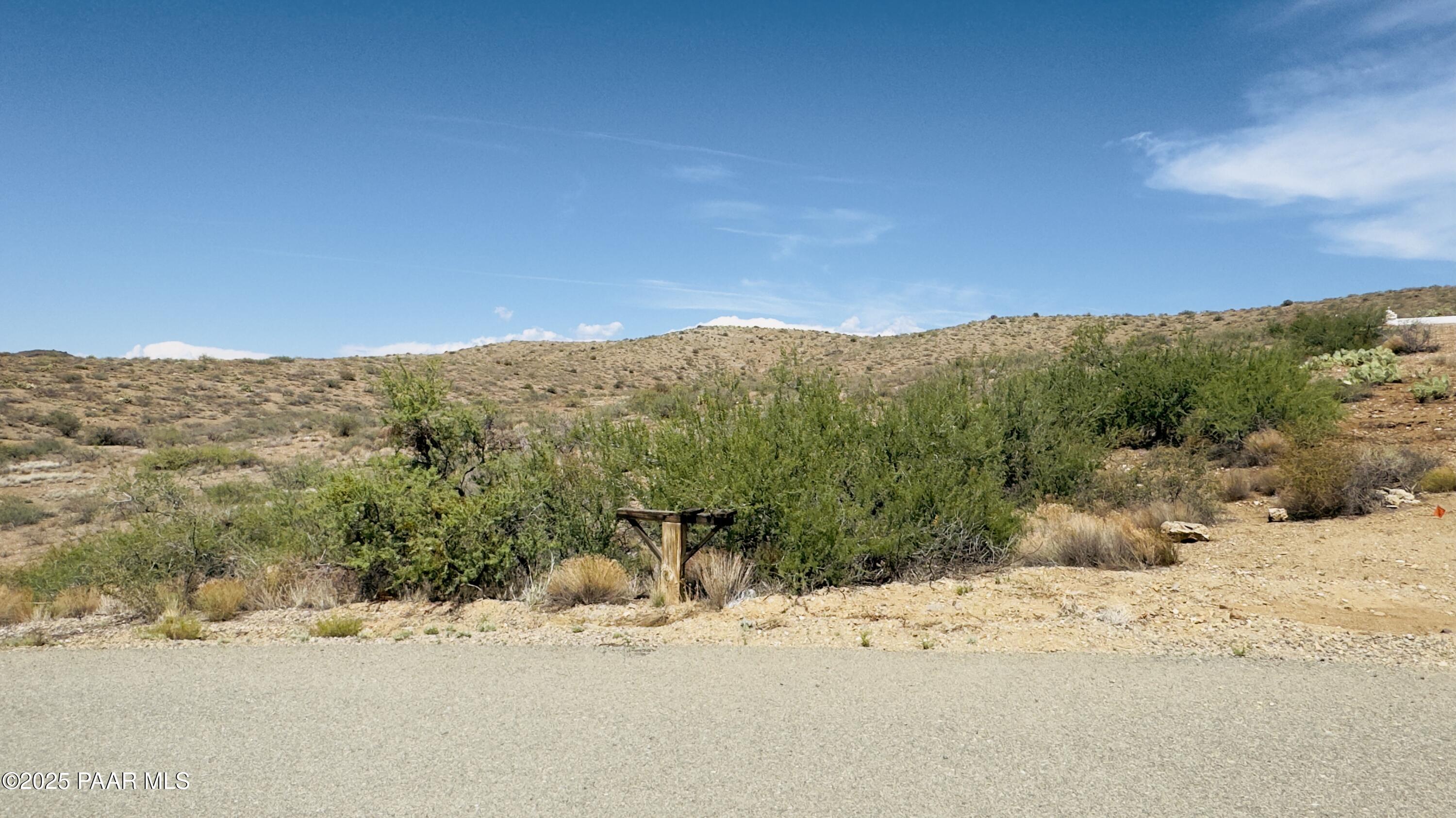 12782 South Rocking Lake Lane Mayer, AZ 86333 - Photo 11 of 13 a view of a dry yard with a mountain