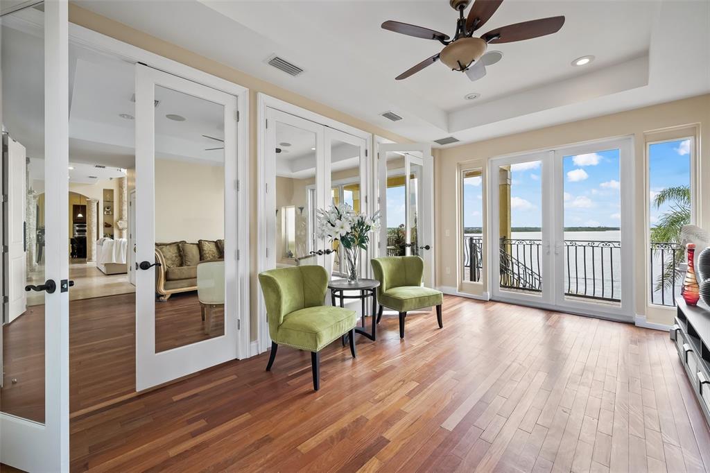 3236 Gulf Winds Circle Hernando Beach, FL 34607 - Photo 42 of 96 a living room with furniture and a wooden floor