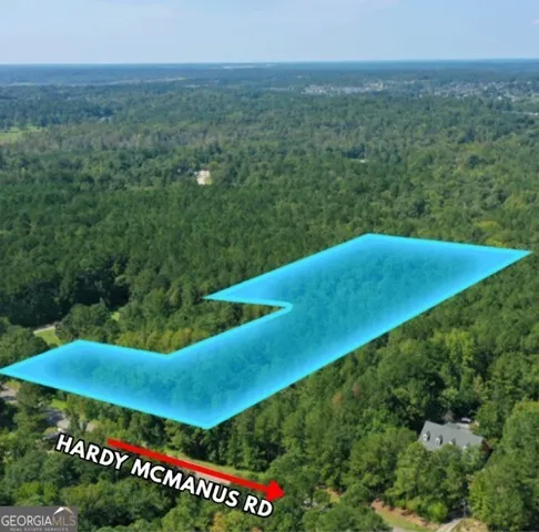 a view of outdoor space with a garden and space