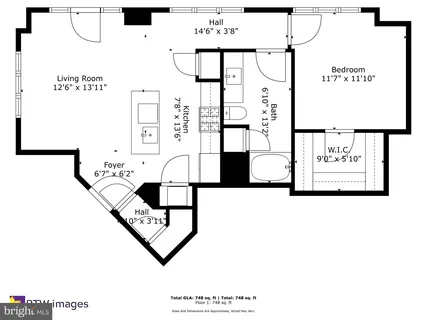 $464,900 | 1001 L Street Northwest, Unit 811, Washington, DC 20001