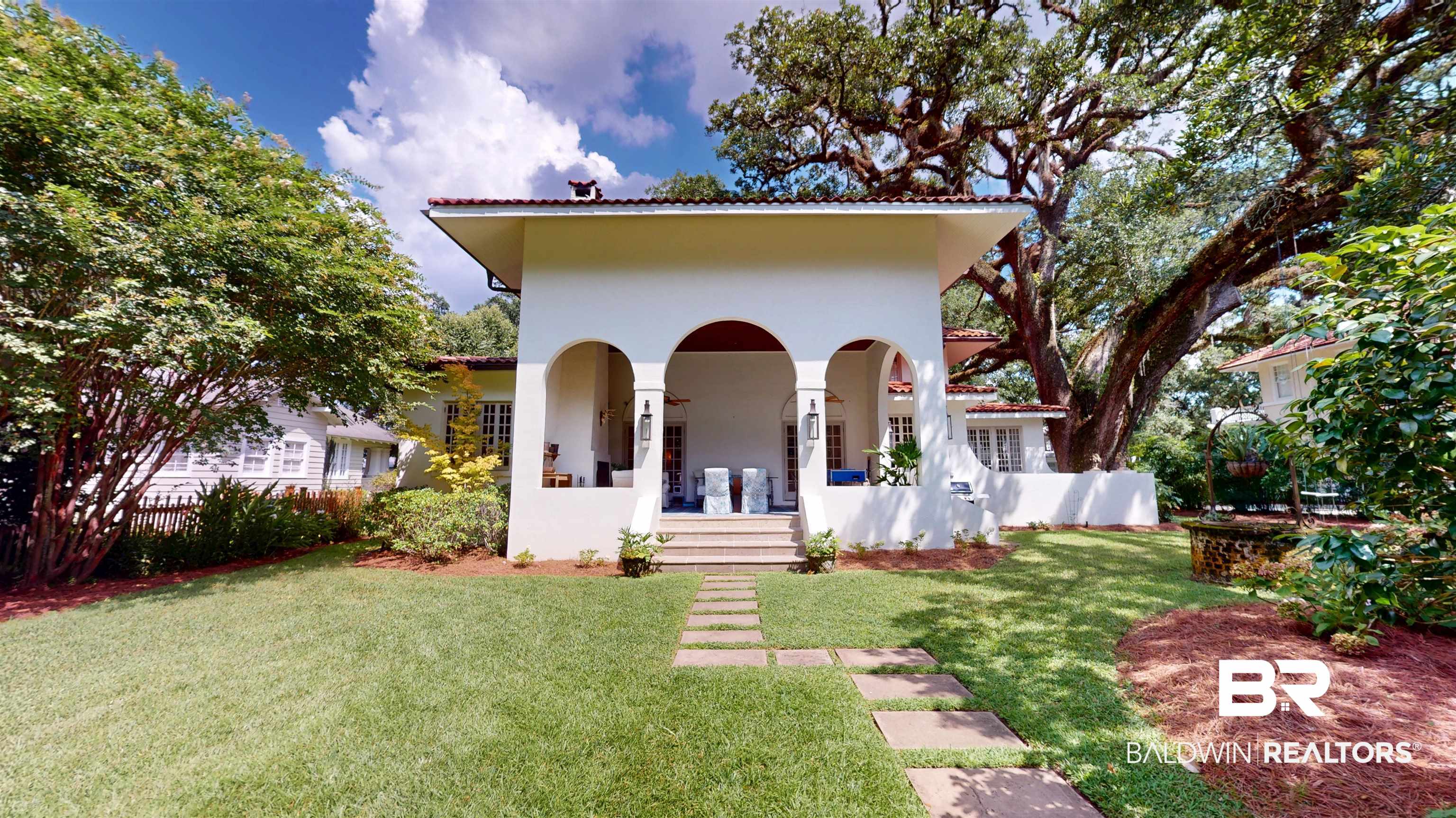 211 Lanier Avenue Mobile, AL 36607 - Photo 62 of 73 Mediterranean / spanish-style house with covered porch and stucco siding