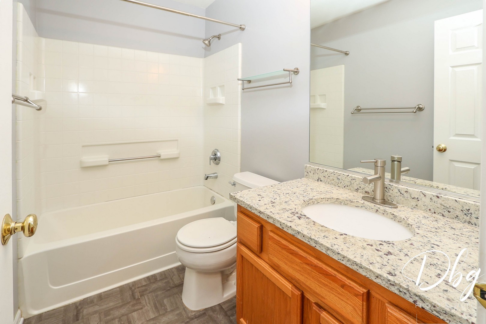 250 Jasmine Circle Lindenhurst, IL 60046 - Photo 19 of 24 a bathroom with a granite countertop sink toilet and shower
