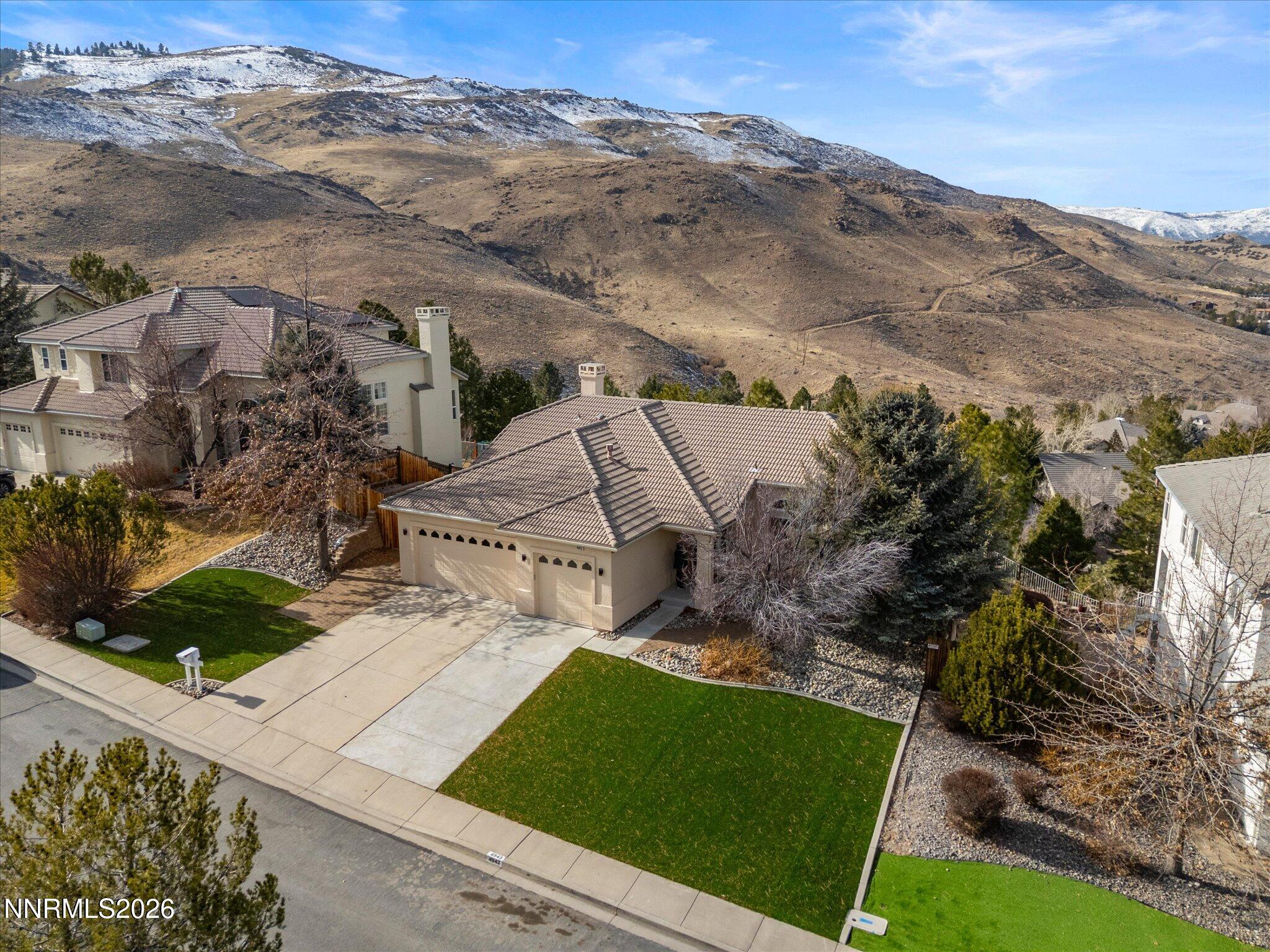 4943 Foxcreek Trail Reno, NV 89519 - Photo 23 of 26 an aerial view of residential houses with outdoor space