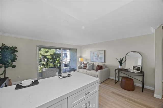 a view of living room with furniture and garden