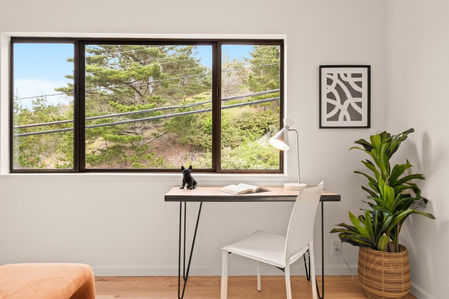 504 Monterey Road, Unit 14L Pacifica, CA 94044 - Photo 28 of 39 a view of a workspace with a window