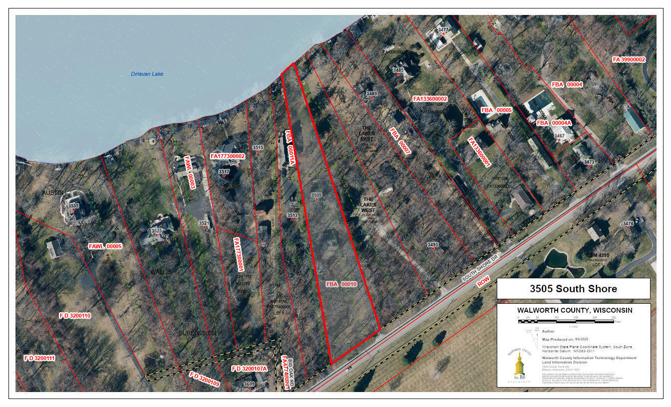 3505 South Shore Drive Delavan, WI 53115 - Photo 12 of 12 Plat2