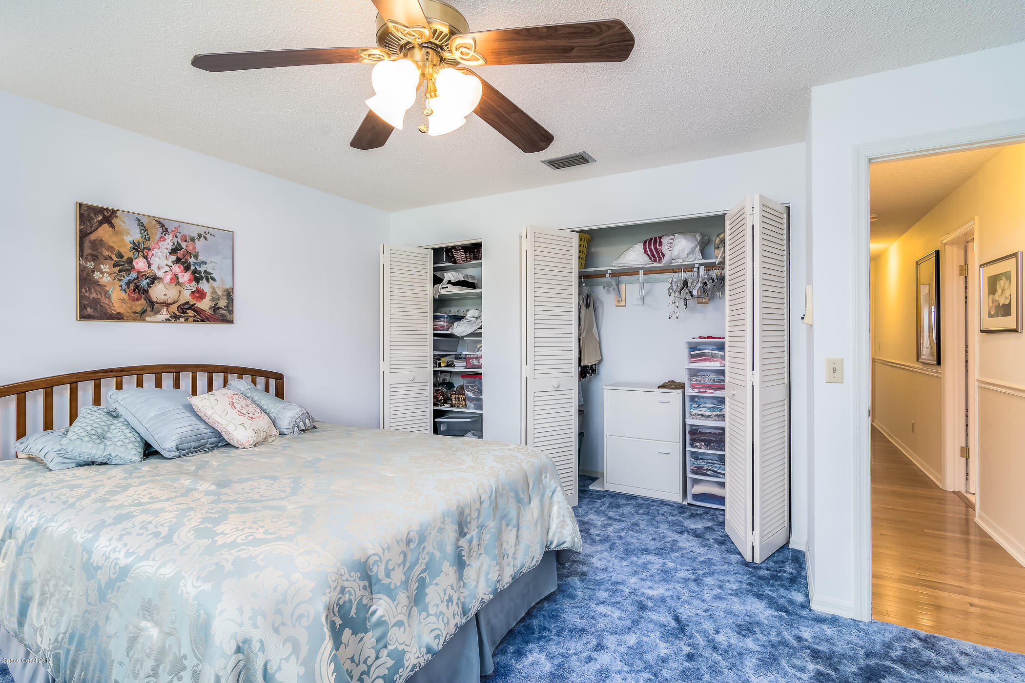 2660 Rocky Point Road Malabar, FL 32950 - Photo 32 of 71 Bedroom 3 w/Closet & Built-in Shelving
