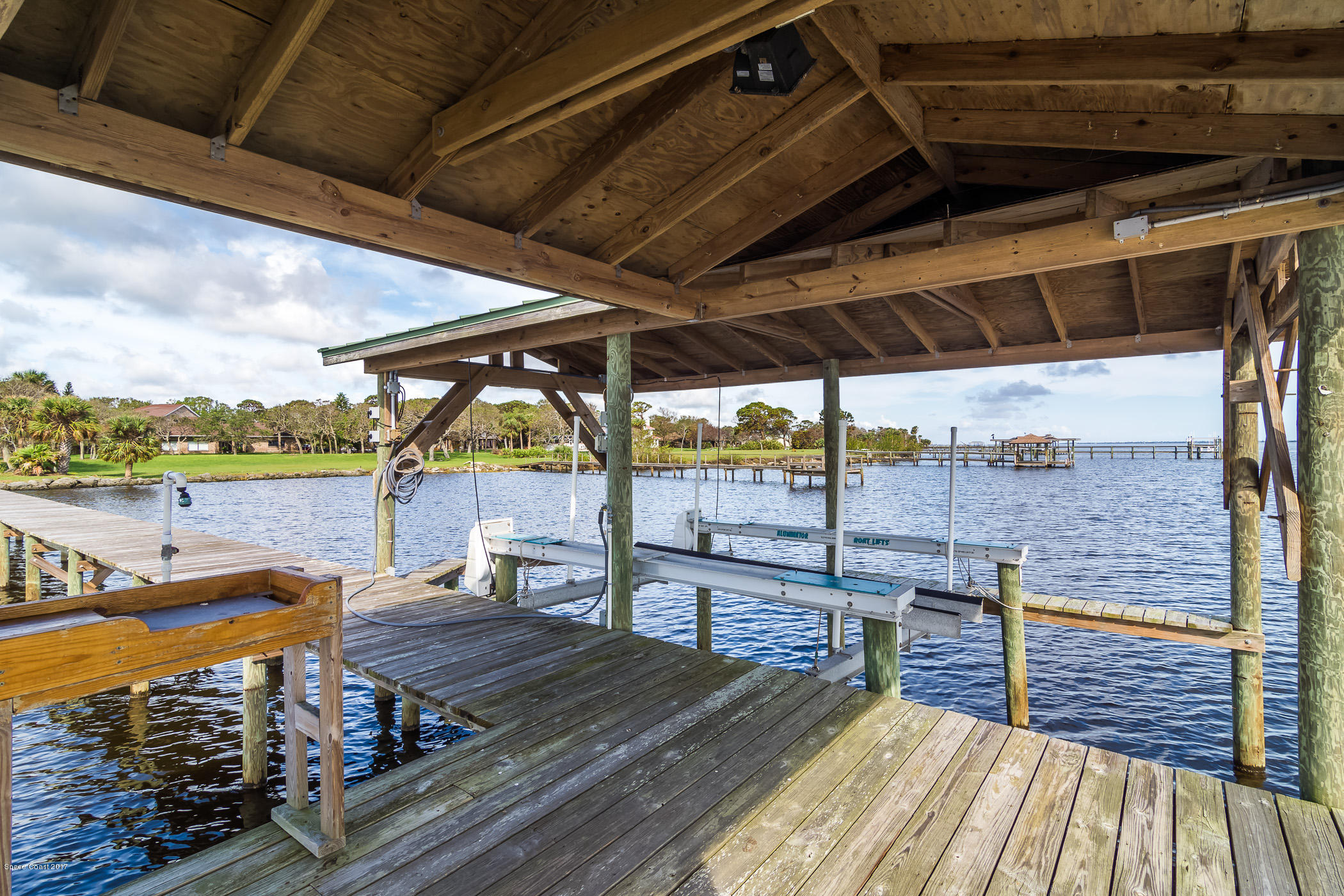 2660 Rocky Point Road Malabar, FL 32950 - Photo 54 of 71 Covered Dock Area