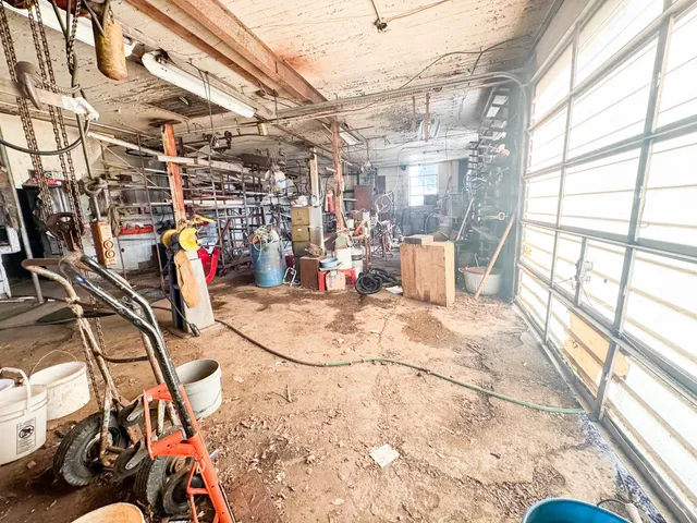 a view of a storage room with a lot of stuff