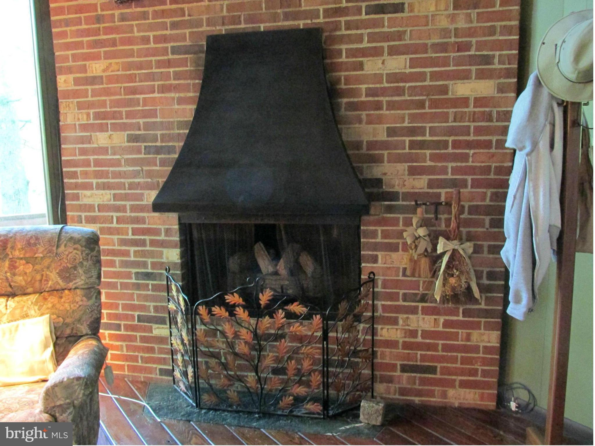 119 Indian Hills Road Locust Grove, VA 22508 - Photo 12 of 30 Living Room with brick fireplace with gas logs