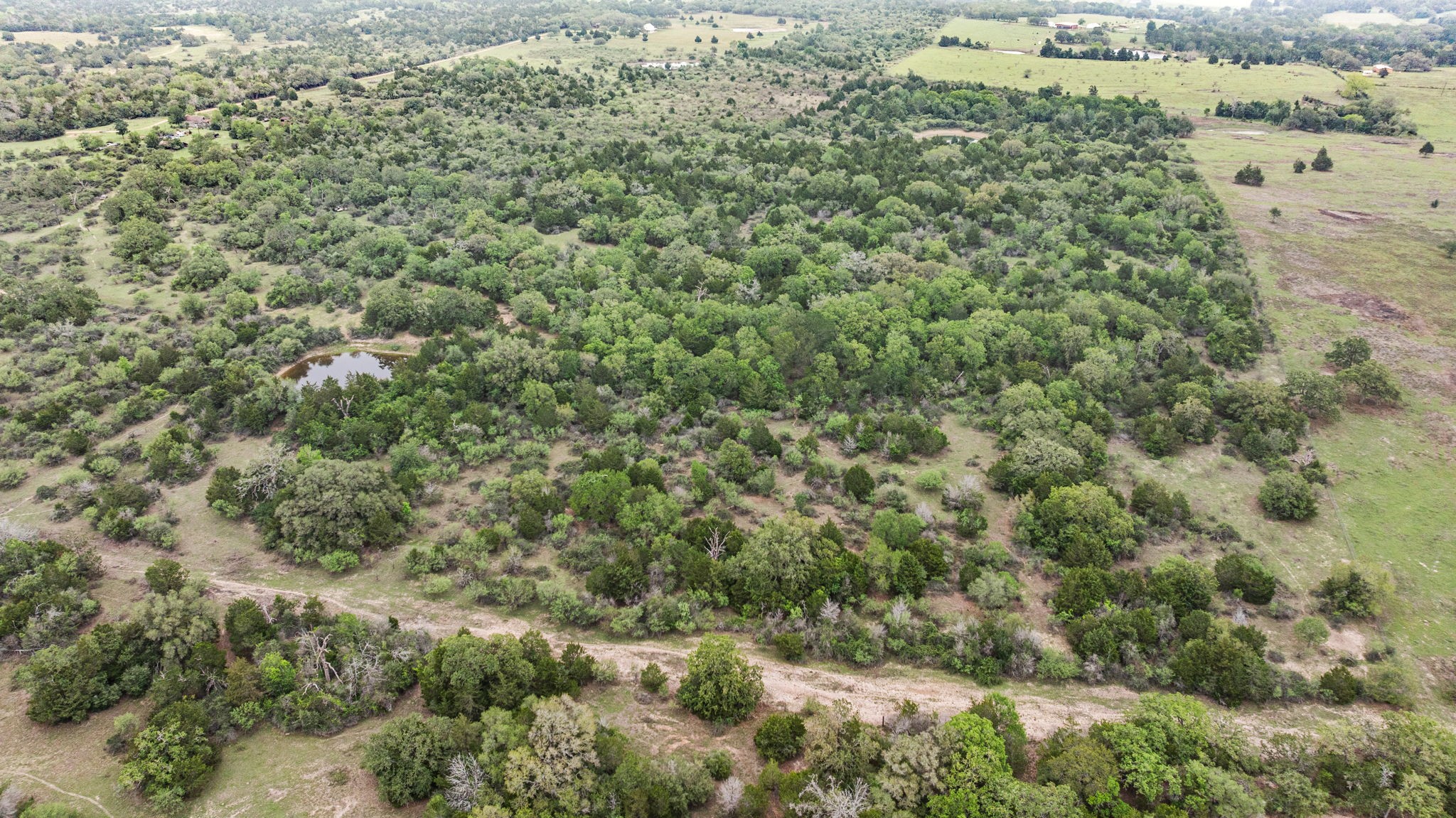 Tbd East Tobias Road Columbus, TX 78934 - Photo 3 of 12 an aerial view of a houses with yard
