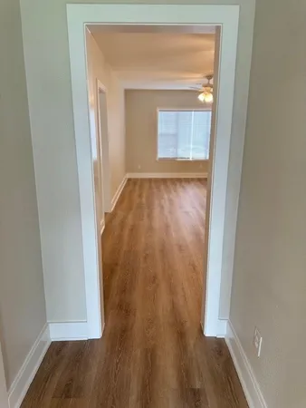 a view of wooden floor