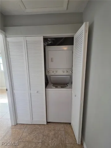a utility room with a washer and dryer