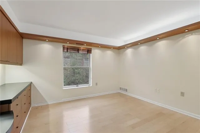 a view of gallery with window