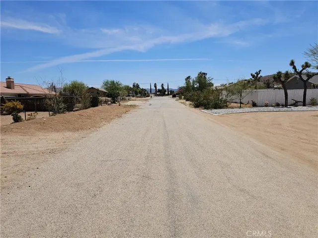 a view of a city street