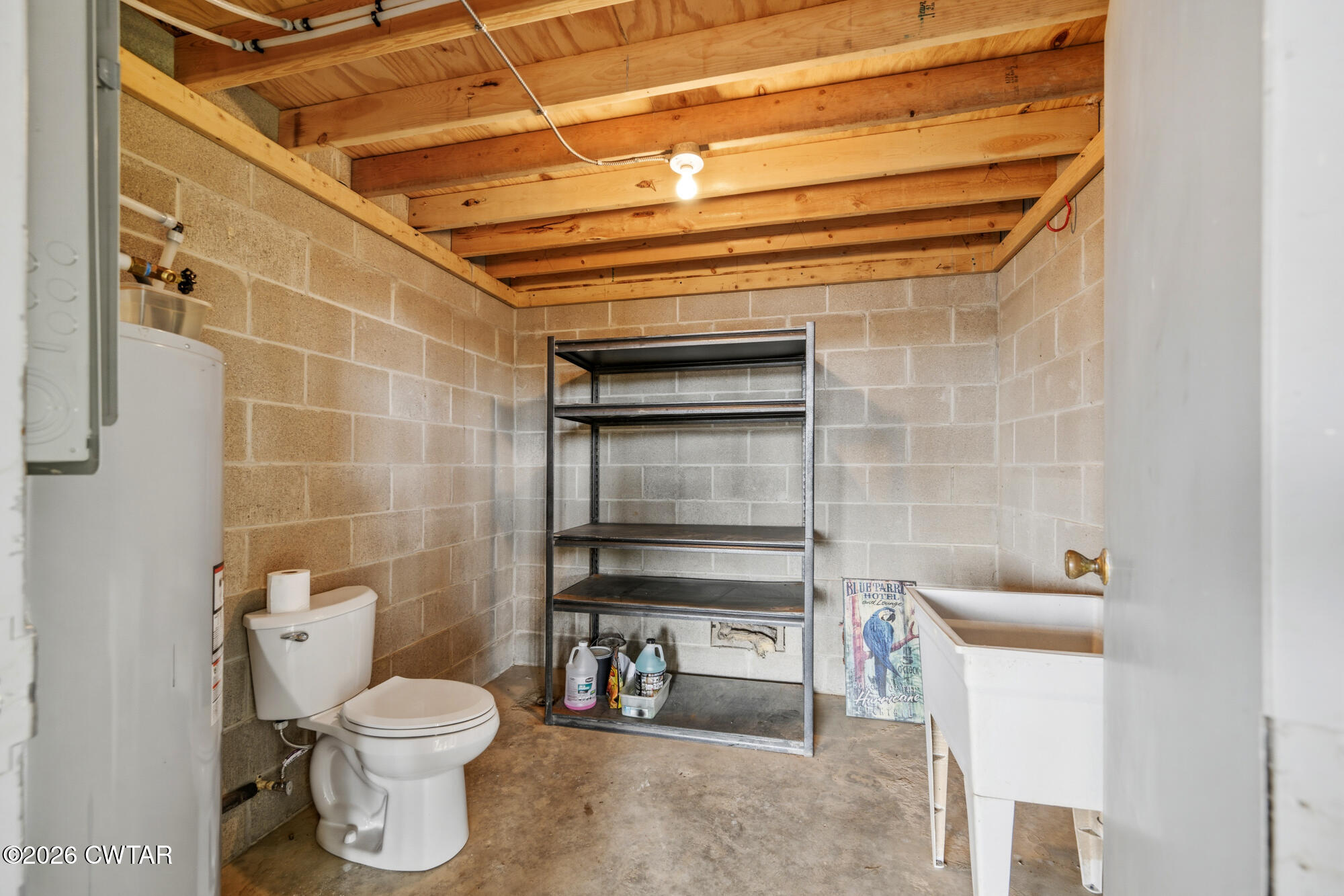 1728 Yarbro Landing Lane Decaturville, TN 38329 - Photo 29 of 44 a bathroom with a toilet and a shower