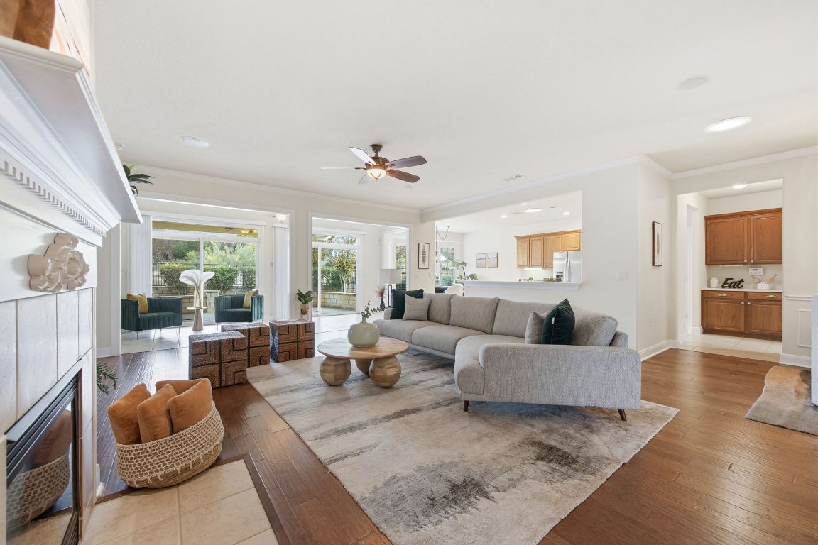 512 Armstrong Drive Georgetown, TX 78633 - Photo 11 of 40 a living room with furniture and a large window