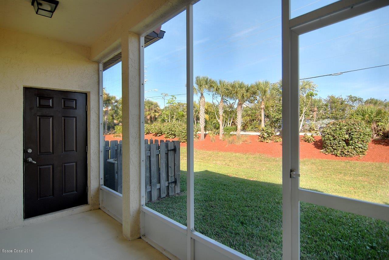3191 Ricks Way Melbourne Beach, FL 32951 - Photo 24 of 30 Screened in patio w/closet storage