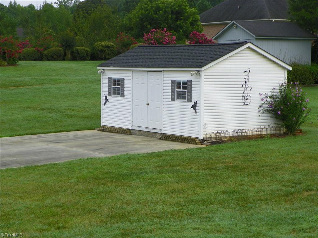 Storage Shed Wired