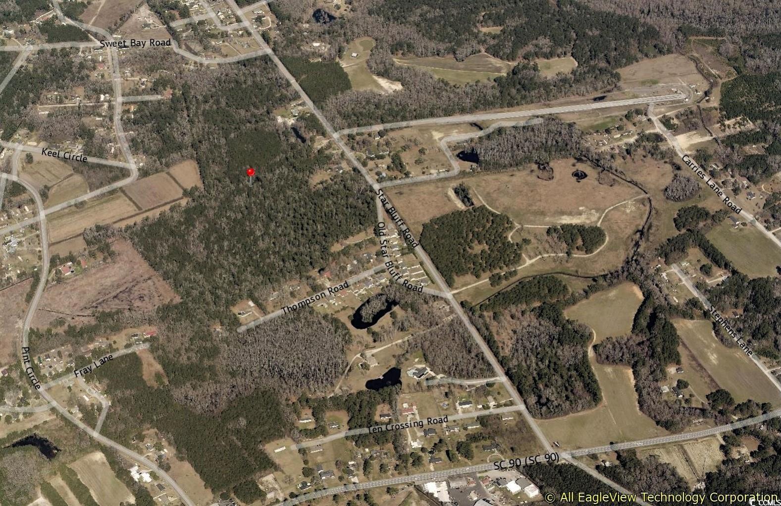 Star Bluff Road Longs, SC 29568 - Photo 2 of 2 Aerial view of property's location