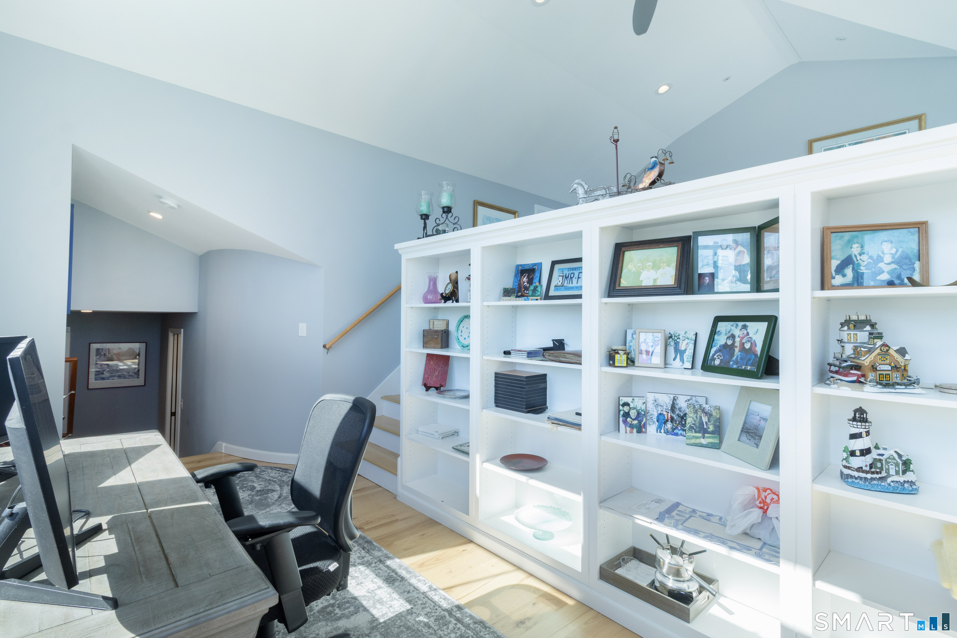 24 Indian Drive Clinton, CT 06413 - Photo 15 of 46 Views from this current workspace are shared with the primary bedroom, just up the stairs.