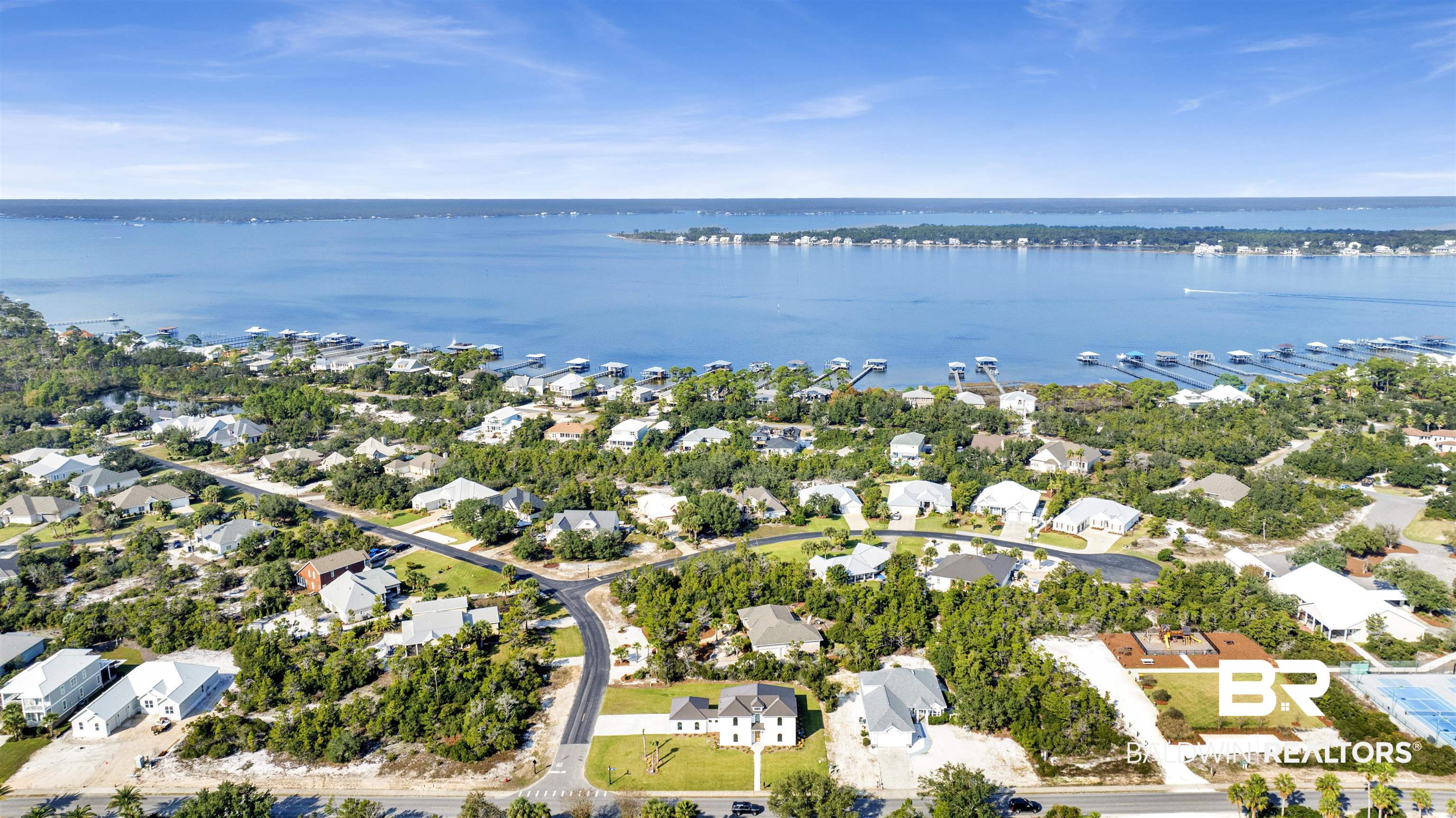 31545 River Road Orange Beach, AL 36561 - Photo 56 of 59 Drone / aerial view with a water view