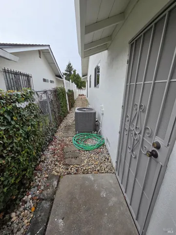 a view of a staircase