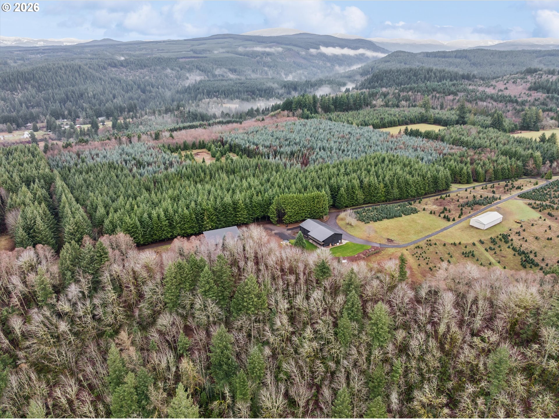 43815 Southeast Herrick Road Sandy, OR 97055 - Photo 30 of 35 a view of a backyard of a house