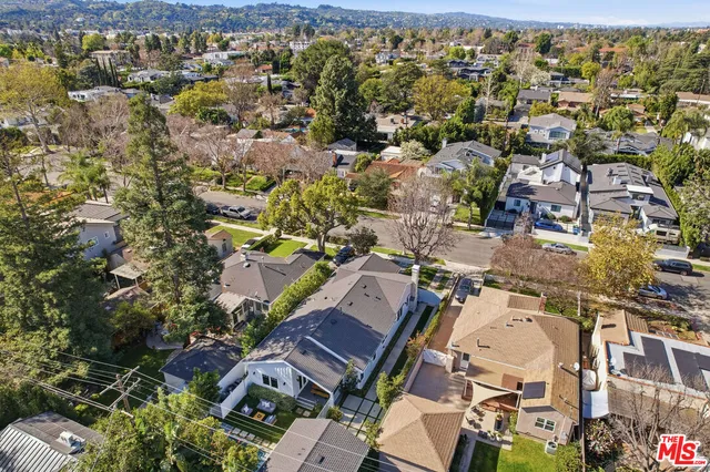 an aerial view of a city with lots of residential buildings