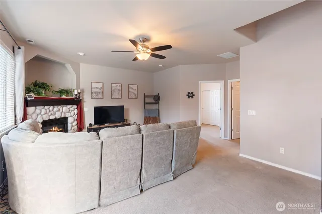 a view of workspace with a window