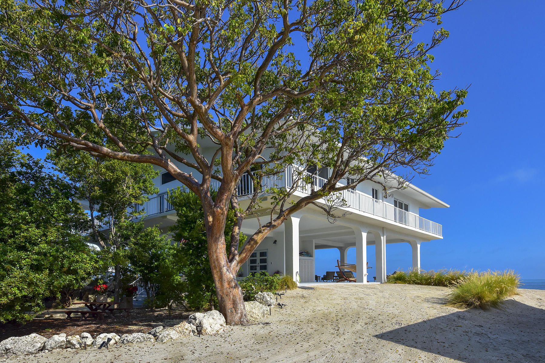 161-154 Sunset Drive Islamorada, FL 33036 - Photo 4 of 38 a front view of a house with a tree