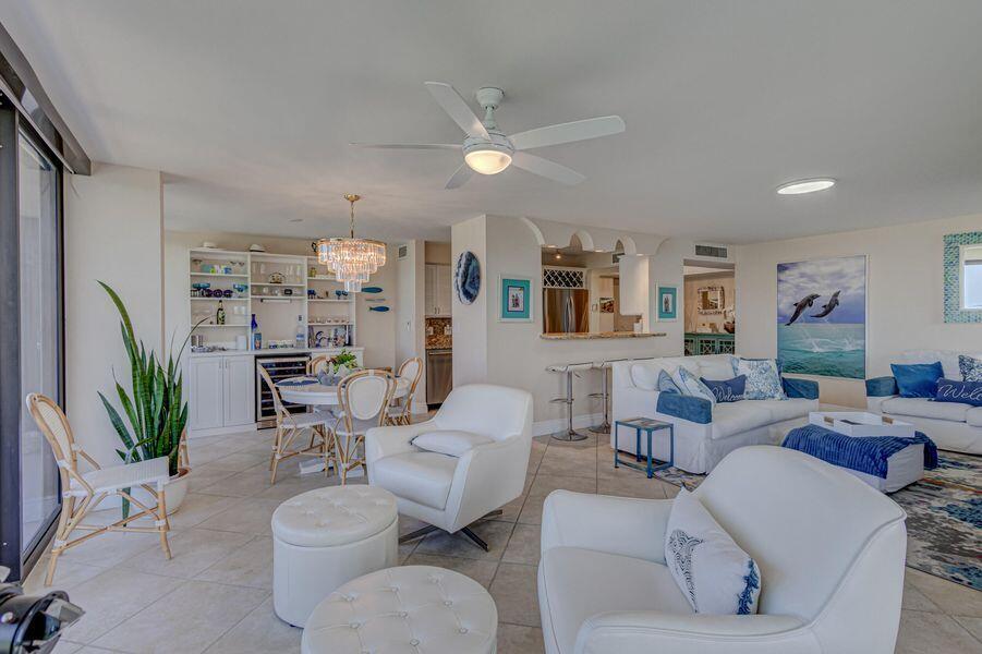 5550 North Ocean Drive, Unit 3C Riviera Beach, FL 33404 - Photo 14 of 67 LIVING ROOM