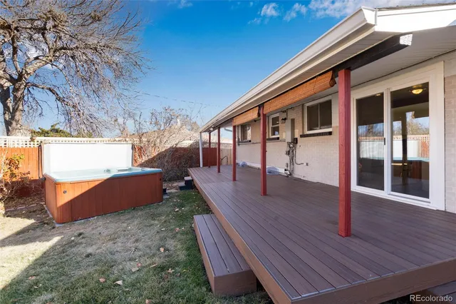 an outdoor view of house with swimming pool