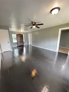 a view of a green yard