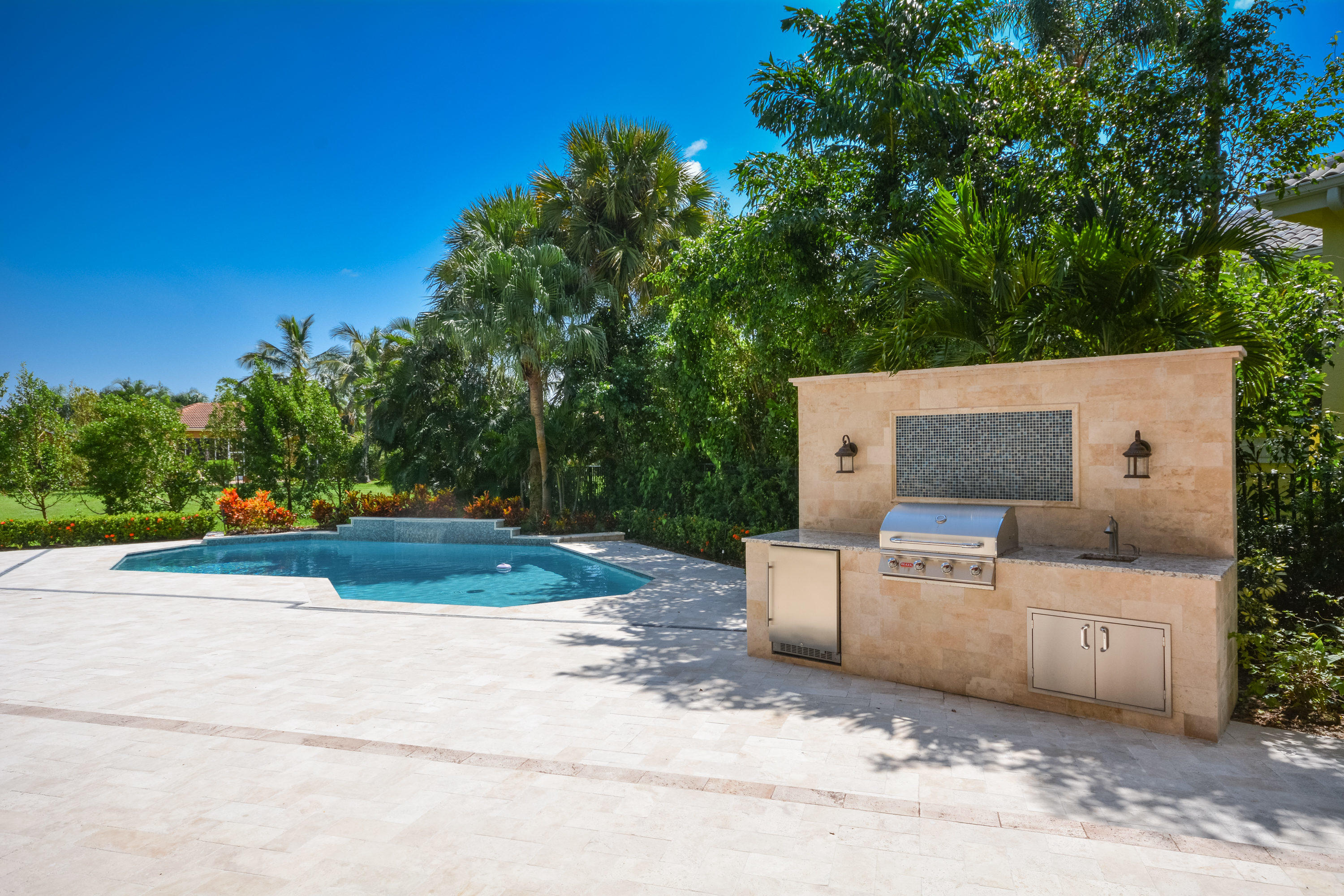 6972 Queenferry Circle Boca Raton, FL 33496 - Photo 42 of 78 pool and outdoor kitchen