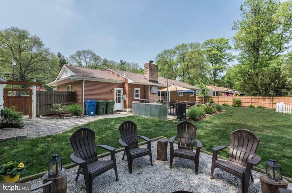 32 Delwood Road Cherry Hill, NJ 08002 - Photo 14 of 14 Charming backyard retreat with fire pit.