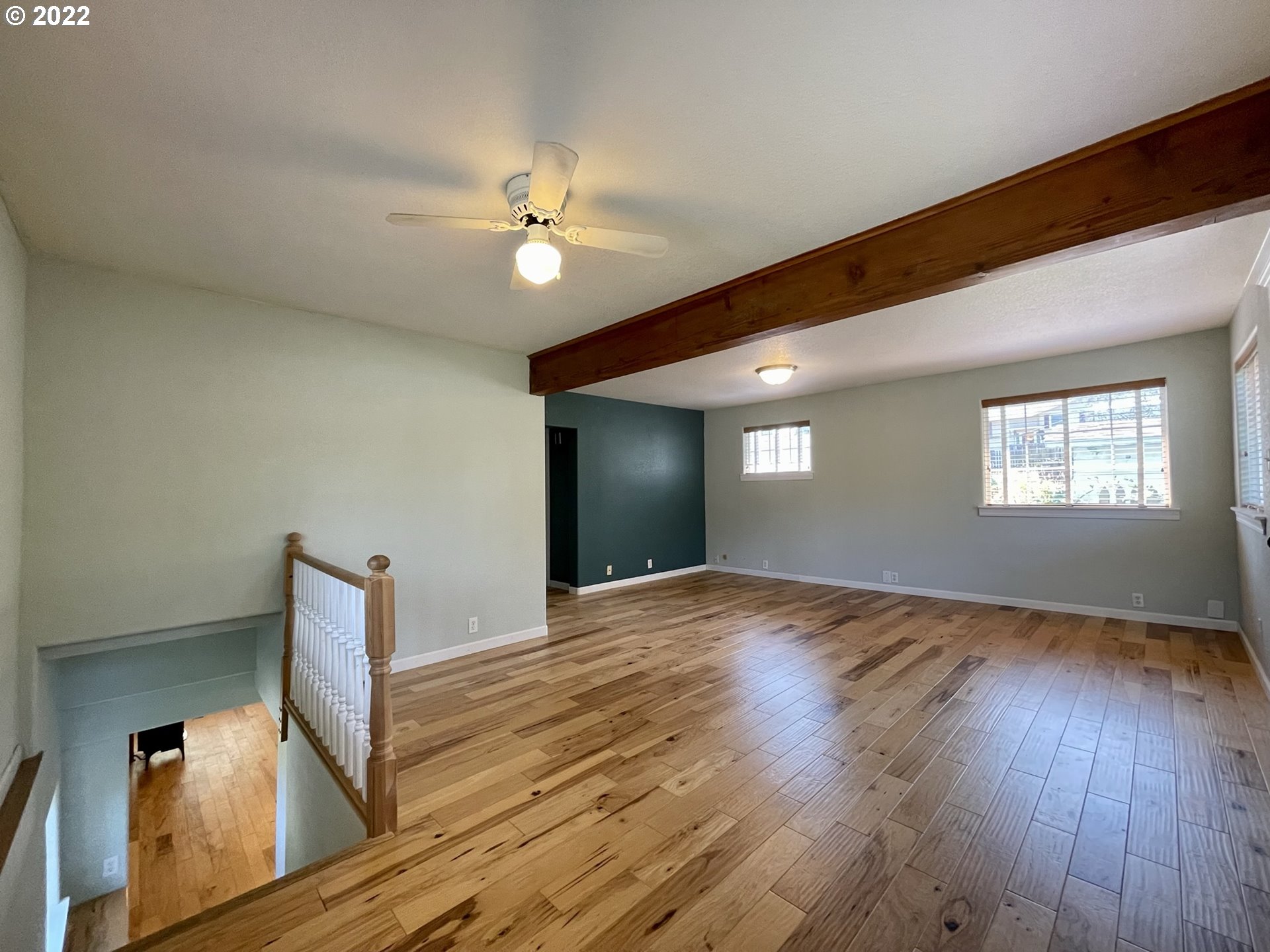 2275 Oak Street North Bend, OR 97459 - Photo 25 of 30 a view of an empty room with window and wooden floor
