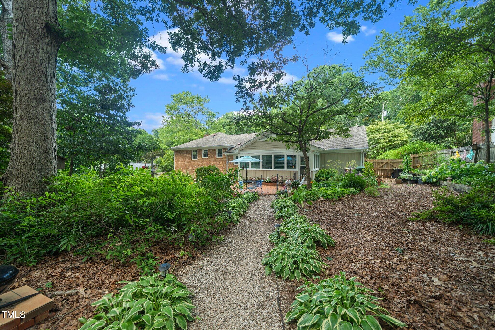 1312 Hampton Valley Road, Unit 10 Cary, NC 27511 - Photo 28 of 35 view from Gazebo to back of house