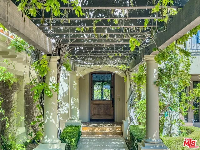 a building with trees in front of it
