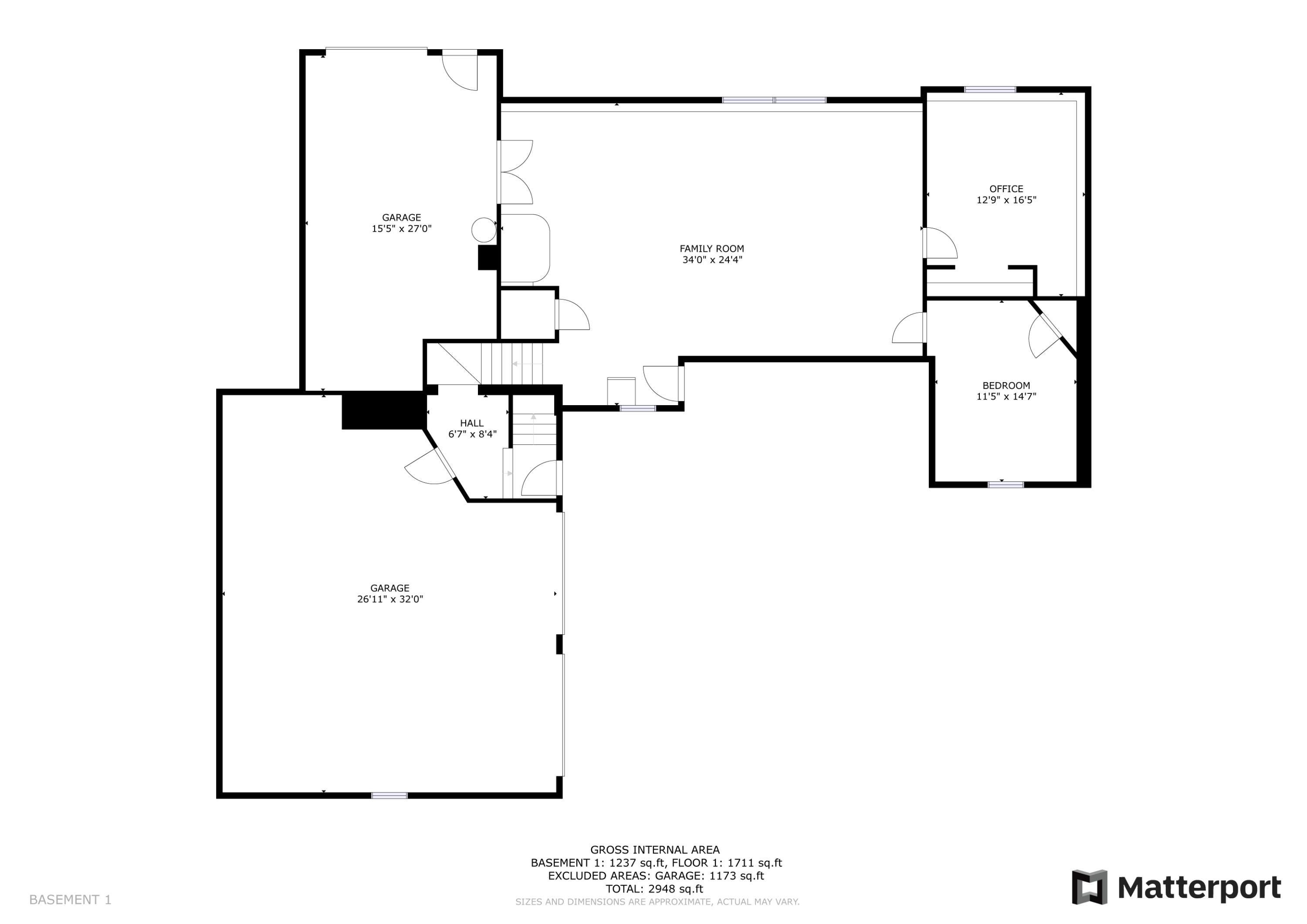 78 Dyer Road Carmel, ME 04419 - Photo 49 of 63 Lower level plan layout...