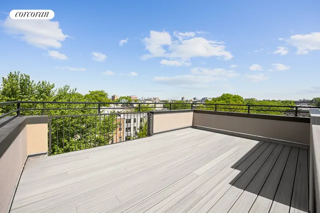 a view of balcony with city view