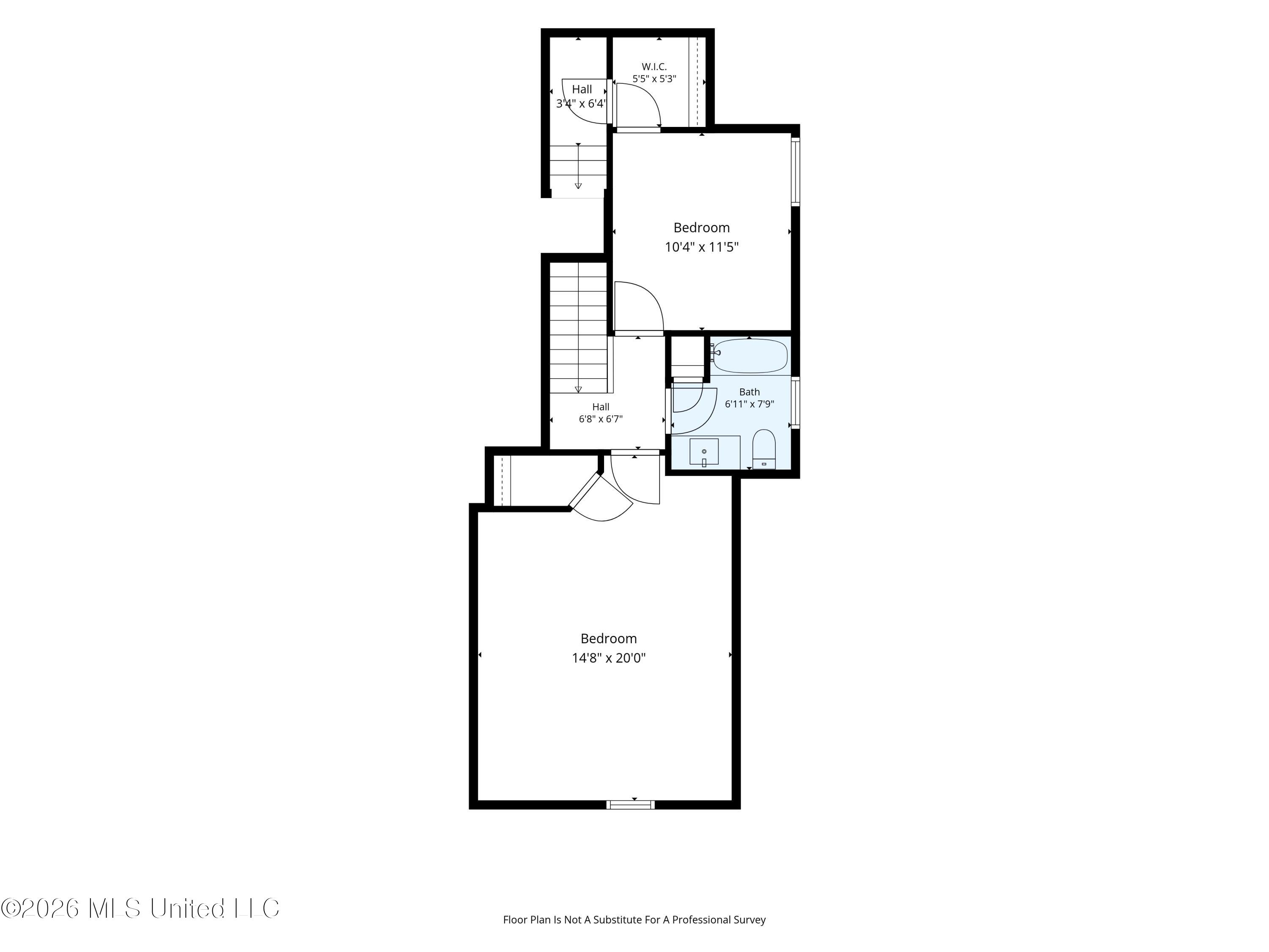 1614 Fall Gdn Drive Hernando, MS 38632 - Photo 56 of 56 Floor Plan Upstairs